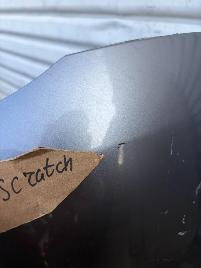 ✅20-23 Tesla Model Y Front Bumper Cover Silver No Sensors /scratched