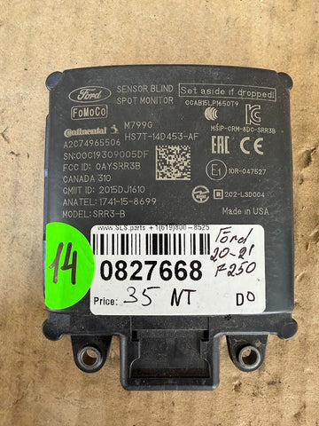 ✅20-21 Ford F250 Blind Spot Radar Sensor Module 202-LSD004