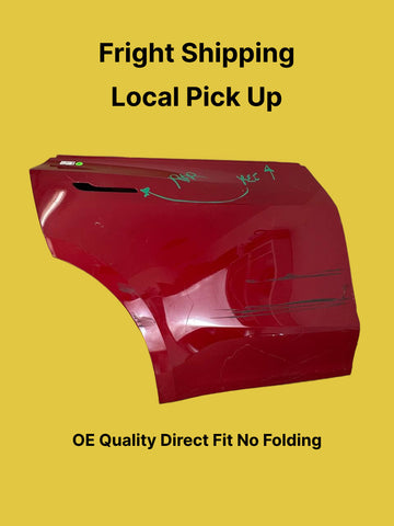 ✅2020-2023 Tesla Model Y Rear Right Door Shell Skin Red OEM w/dent