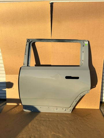 ✅2022-2024 Rivian R1S Rear Left Driver Door Shell Gray OEM w/dent