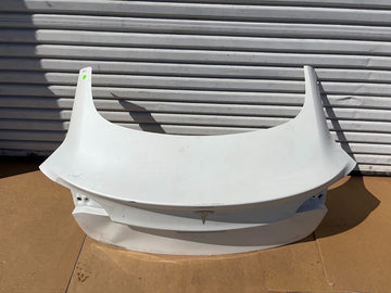 ✅ 21-23 Tesla Model 3 Trunk Lid Tailgate Shell White Powered /dented