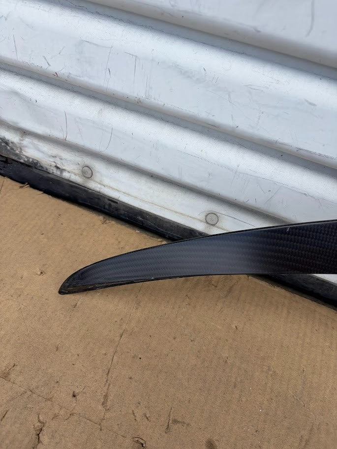 ✅21+ Tesla Model S Carbon Fiber Stock Spoiler Wing OEM 1624227-00-B