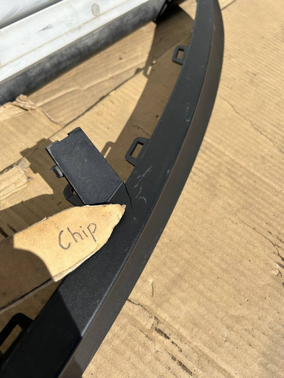 ✅17-23 Tesla Model 3 Rear Lower Bumper Valance Diffuser Trim 1083984 /chip