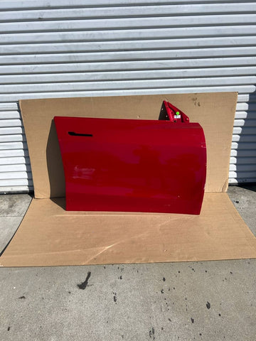 ✅20-24 Tesla Model Y Front Right Side Door Shell Red OEM 1483538-00-D w/dent