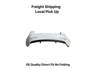 ✅17-23 Tesla Model 3 Rear Bumper Cover White with Sensor Holes 1916698/scratched