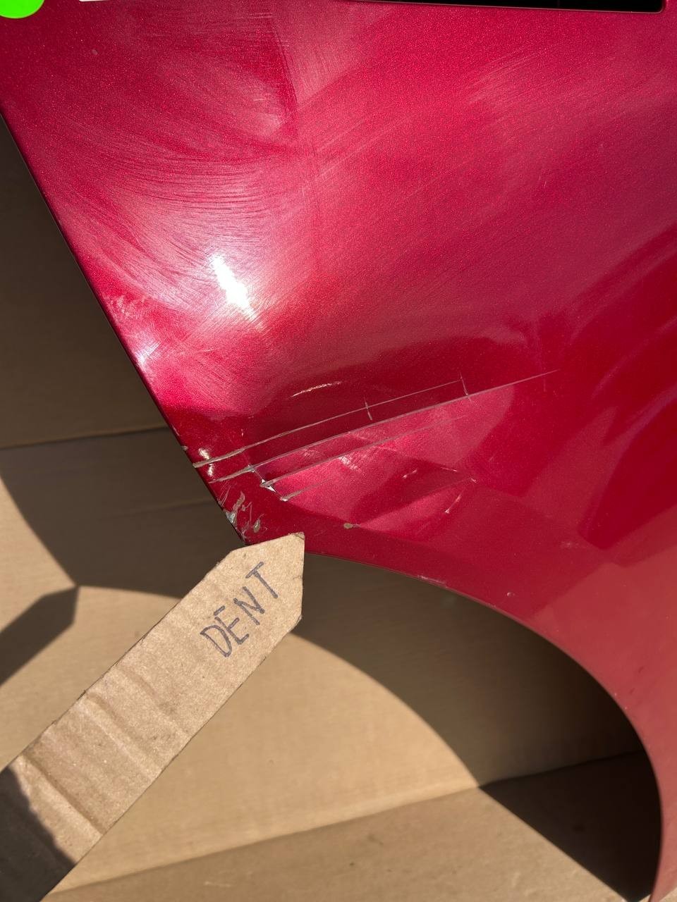 ✅2020-2023 Tesla Model Y Rear Right Door Shell Skin Red OEM w/dent