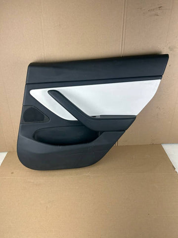 ✅2020 TESLA MODEL 3 Rear Right Door Panel 107718447C Black & White OEM