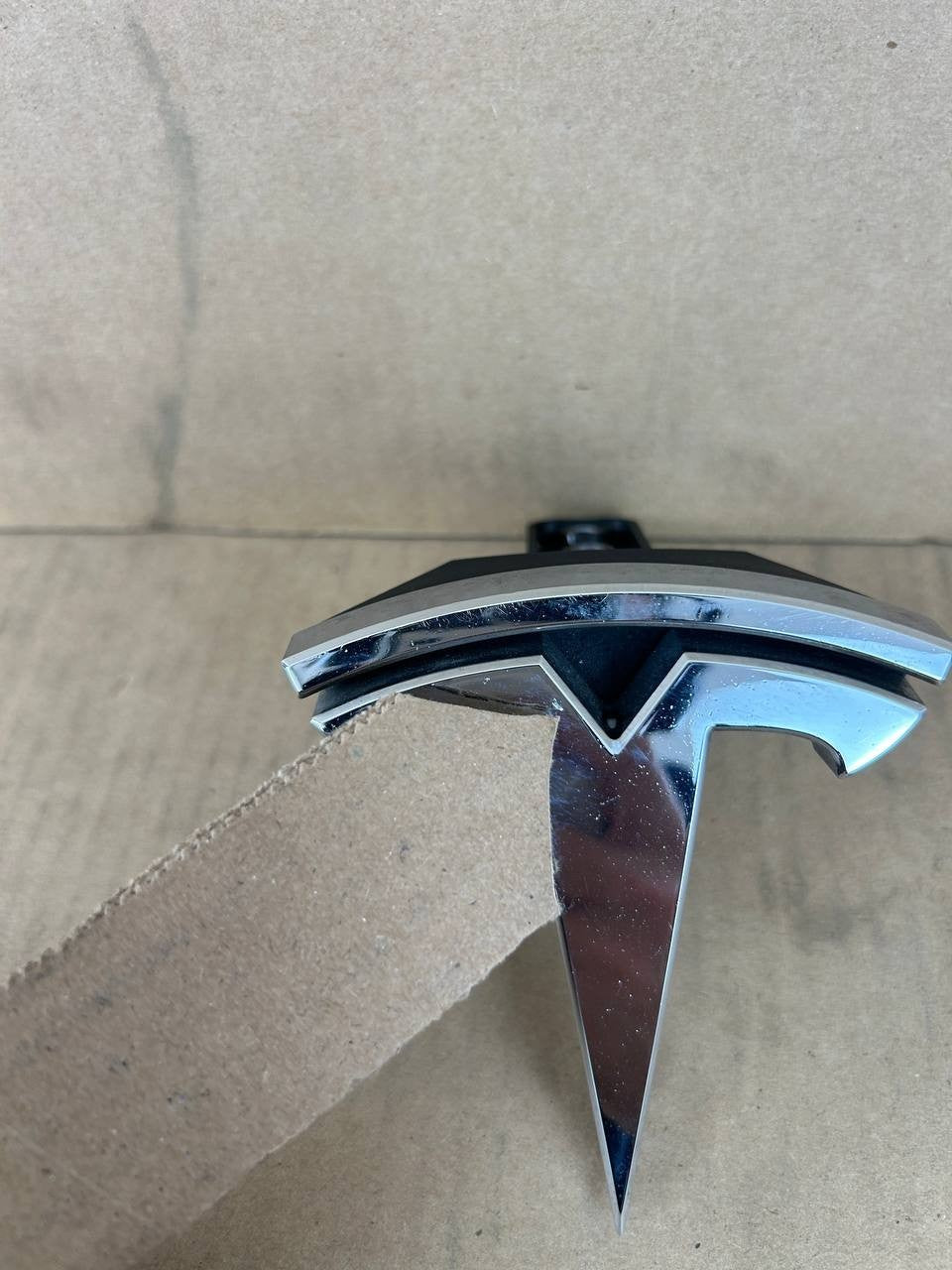 ✅ 16+ Tesla Model X Front T Badge Emblem Logo Bumper Hood 1047884-00-E Chrome