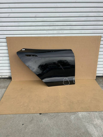 ✅12-16 OEM Tesla S Rear Right Side Door Shell Black Panel 6006566 /dent