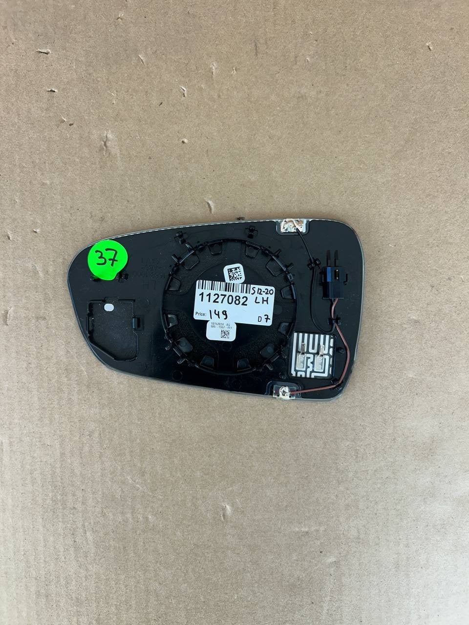 ✅2012-2020 Tesla Model S Driver Side Left Mirror Glass OEM Genuine 1668-1000