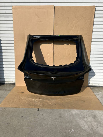 2020-2023 Tesla Model Y Rear Liftgate Hatch Trunk Lid Tailgate Black w/dent