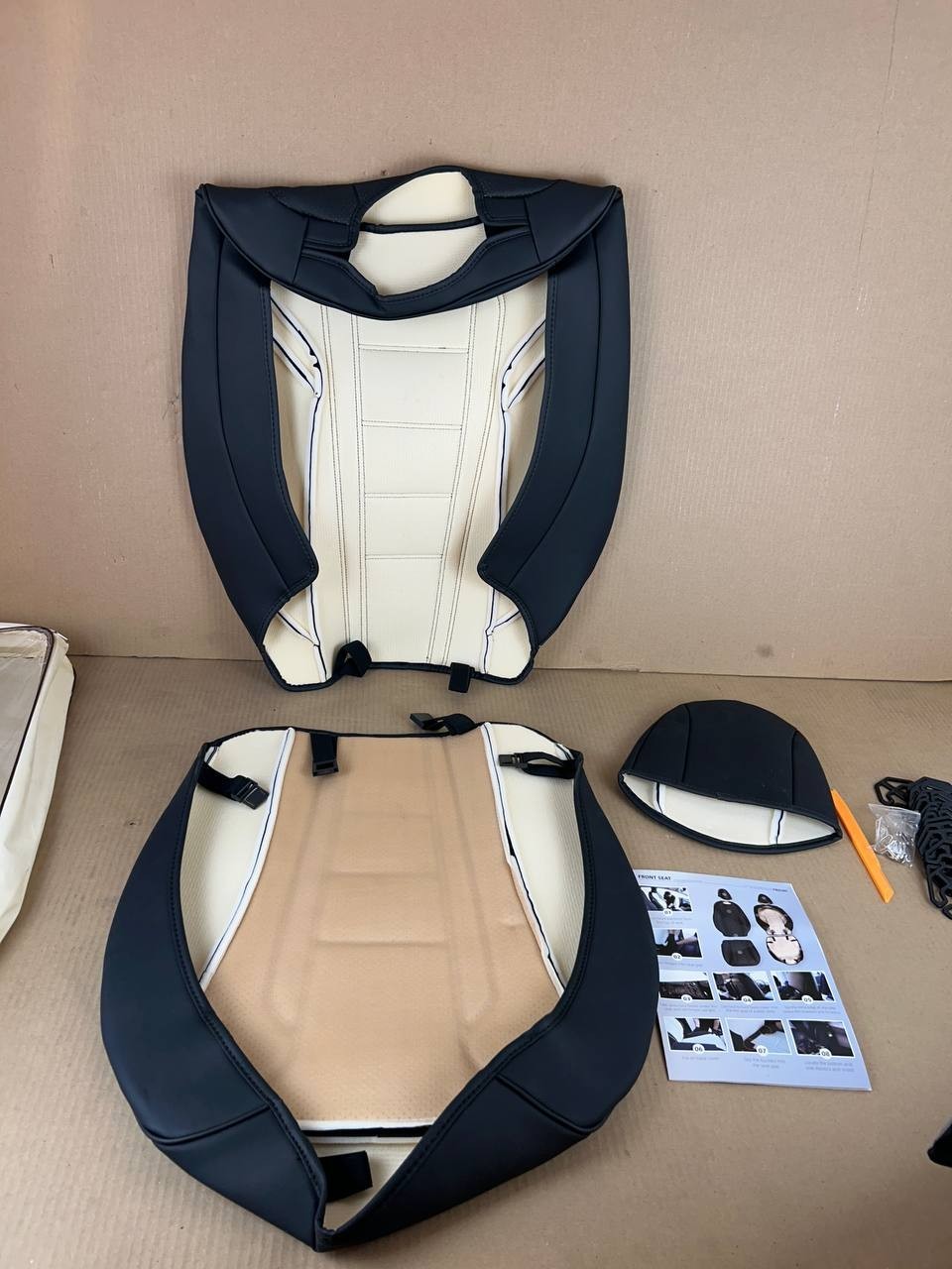 ✅ 20-23 FREESOO Front Seat Covers 2 Pc for Tesla Model Y X0047Y312P