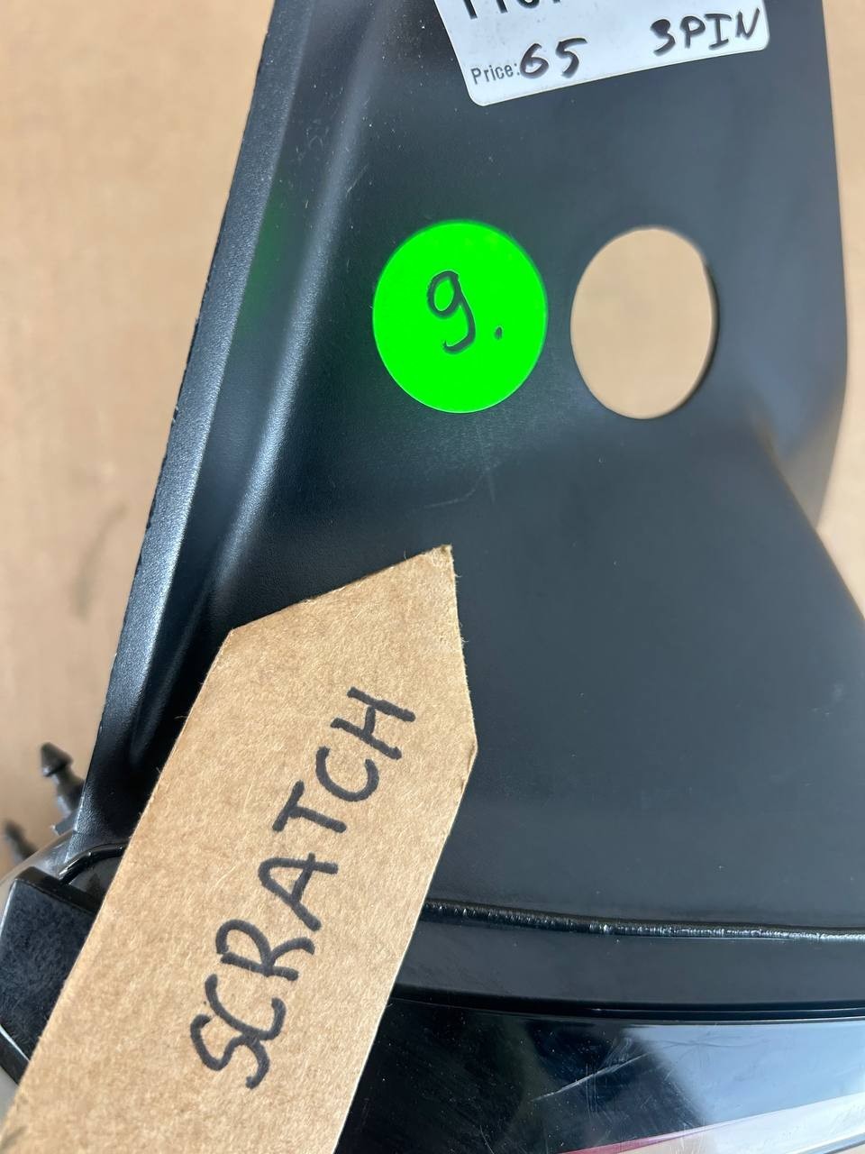 ✅Tesla Model 3 Rear Left Tail Light Lamp Quarter Mounted 3 Pin 1077397 w/scratch