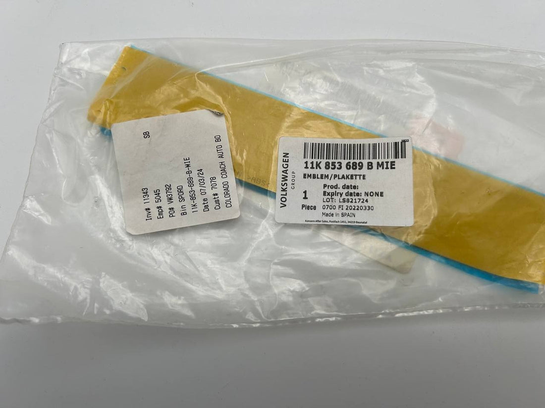 ✅NEW! Volkswagen Jetta Rear Trim Molding 11K-853-689-B-MIE