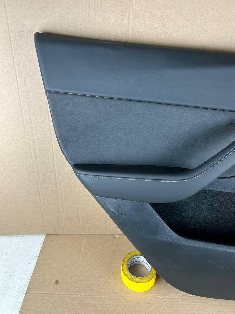 ✅20-23 Tesla Model Y Rear Left Driver Side Interior Door Panel Black OEM 1498036