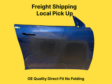 ✅20-27 Tesla Model Y Right Front Side Door Shell Blue OEM /dented and scratched