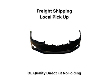 ✅16-20 Tesla Model S Front Bumper Cover Black  with Sensor Holes 1056370/cracked