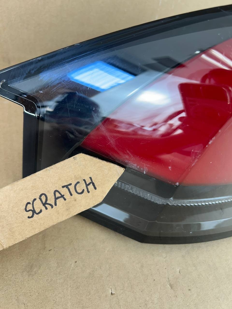 ✅ 2016+ Tesla Model X Rear Left Tail Light 1034332 OEM w/scratches