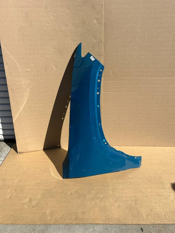 ✅2021-2024 Rivian R1T R1S Front Right Side Fender Blue OEM /bend