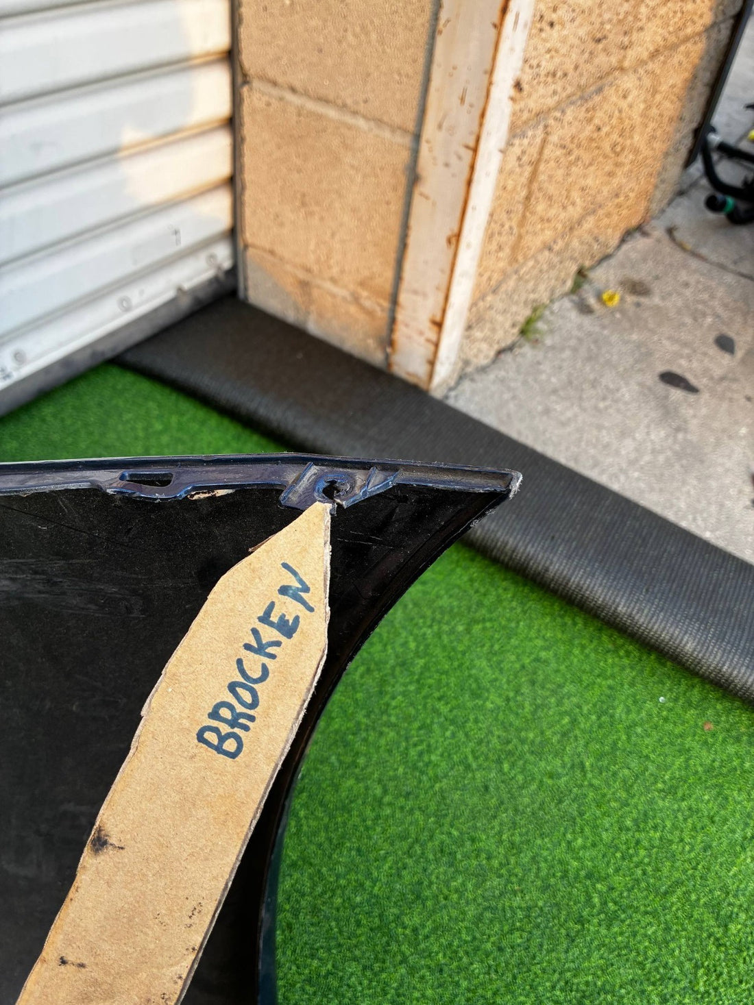 ✅ 2021+ Tesla Model S Rear Bumper Blue OEM /broken