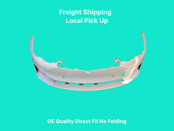 ✅21-25 Tesla Model S Front Bumper Cover White with Sensor Hole 1750101/scratched