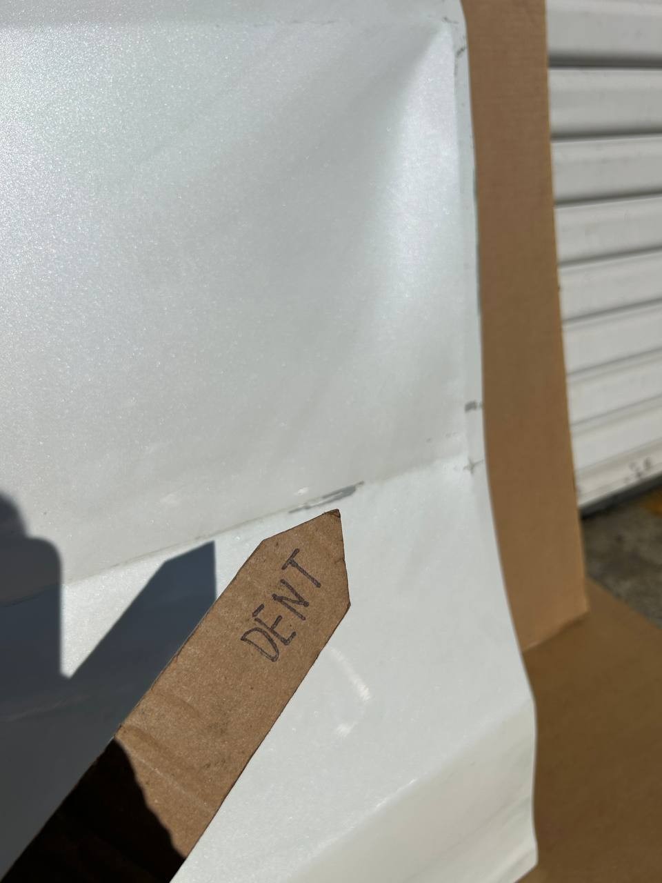 ✅2020-2024 Tesla Model Y Left Front Side Door Shell White OEM w/dent