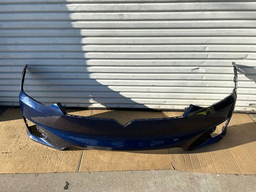 ✅16-20 Tesla Model X Front Bumper Cover Blue w/Sensor Holes