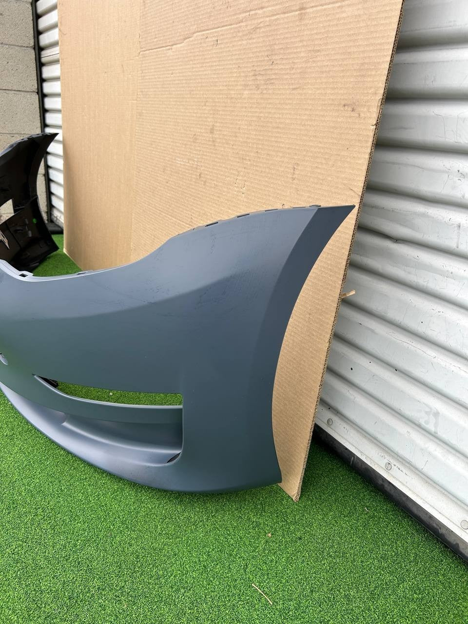 ✅ 17-23 Tesla Model 3 Front Bumper Cover Primer No Sensor Holes OEM