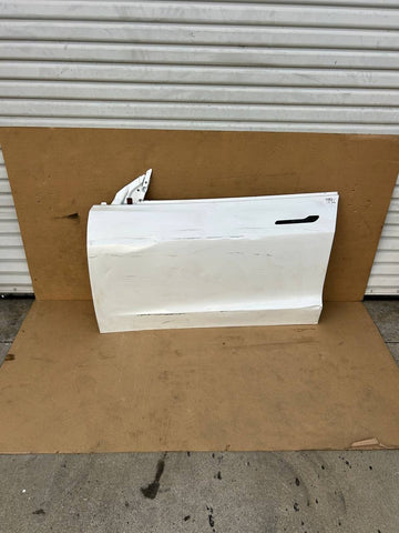 ✅17-23 Tesla Model 3 Front Lefr Driver Side Door Shell White 1090612 w/dent
