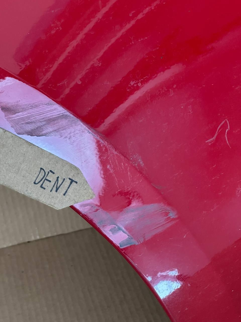 ✅2020-2023 Tesla Model Y Rear Right Door Shell Skin Red OEM w/dent