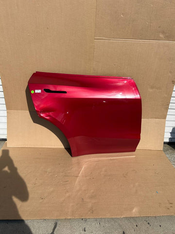 ✅2020-2023 Tesla Model Y Rear Right Door Shell Skin Red OEM w/dent