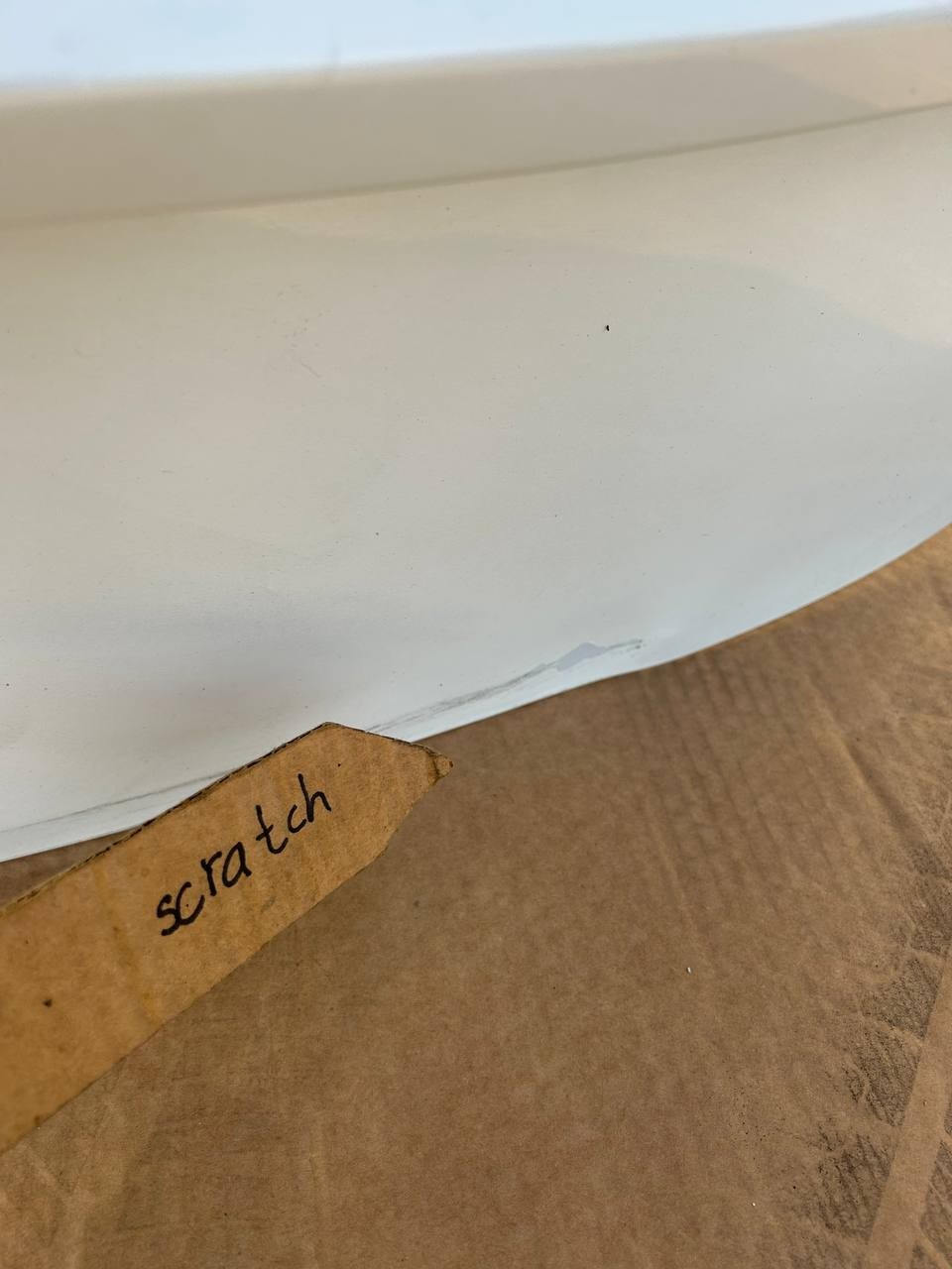 ✅ 24-25 Tesla Model 3 Rear Trunk Tailgate Liftgate Lid White w/scratches