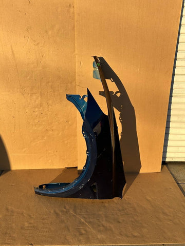 ✅ 2017-2024 Tesla Model Y Front Left Fender Blue OEM w/dent and scratches