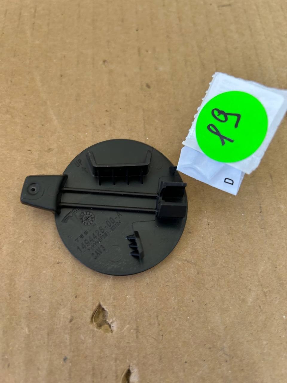 ✅ 20-24 Tesla Model Y Rear Bumper Tow Hook Eye Cover Cap 1494426-00-A