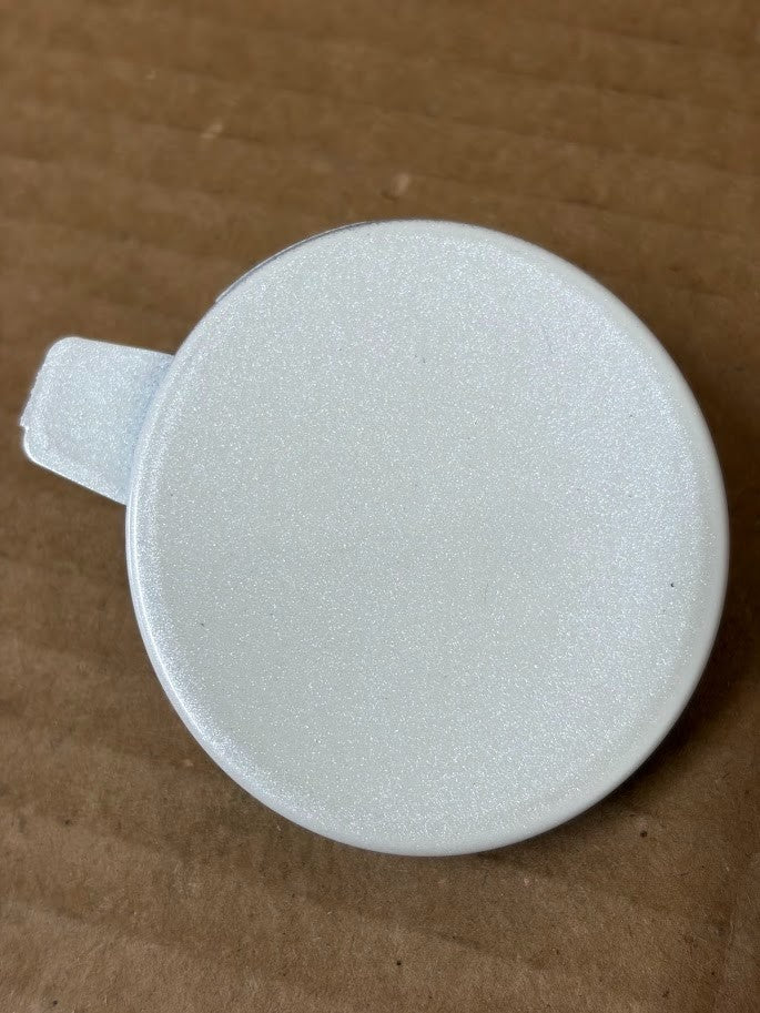 ✅ NEW! 17-23 Tesla Model 3 White Front Bumper Tow Hook Cover Cap 1460701-00-B
