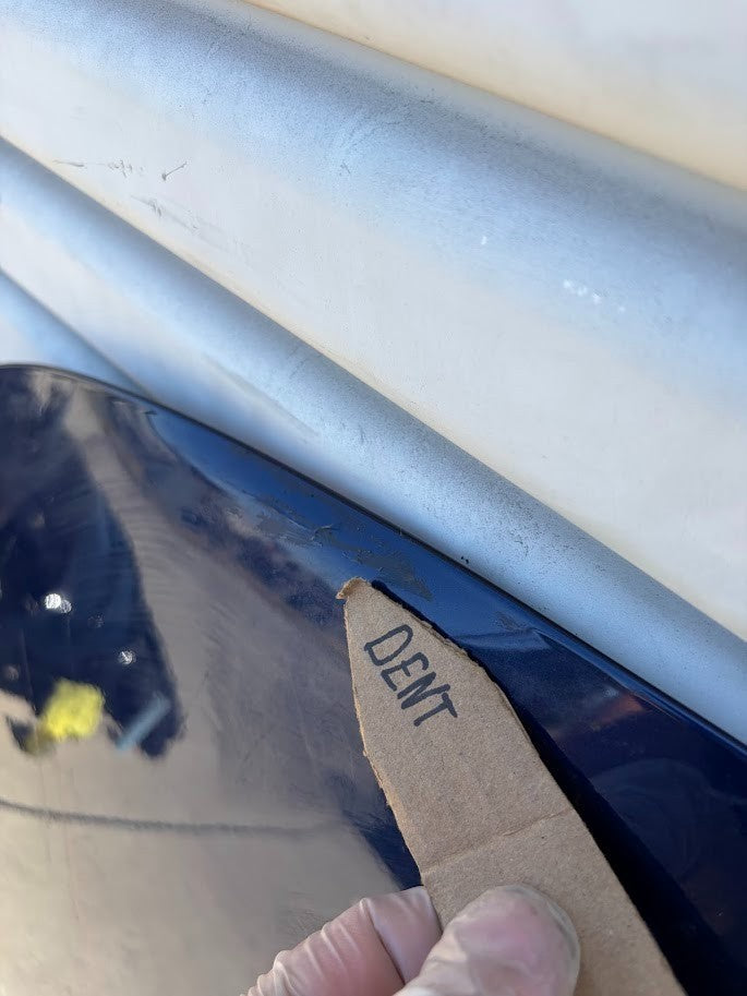 ✅2020-2023 Tesla Model Y Hood Bonnet Shell Panel Cover Blue OEM /dented