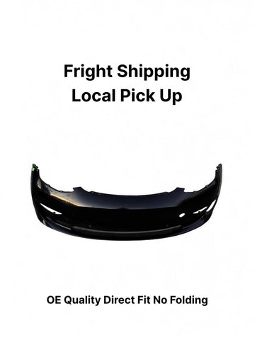 ✅ 17-23 Tesla Model 3 Front Bumper Cover Black w/Sensors OEM