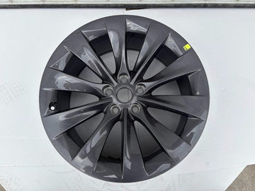✅16-21 Tesla Model X 20" 20x9.5J +40mm Rear Gray Wheel Rim OEM 1027245-00-C