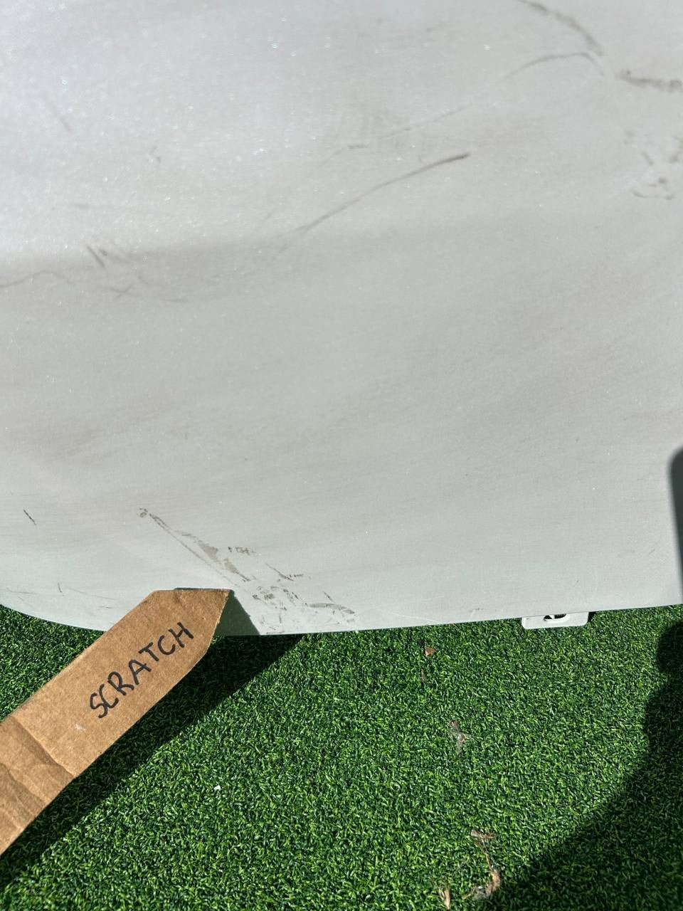 ✅20121+ Tesla Model X Rear Bumper Cover White OEM w/scratches