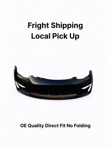 ✅2017-2023 Tesla Model 3 Front Bumper Cover Black w/Sensor Holes OEM