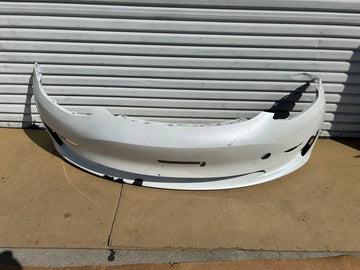 ✅2017-2023 Tesla Model 3 Front Bumper Cover White No Sensor OEM