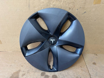 ✅ 17-23 Tesla Model 3 M3 18" Aero Hubcap Wheel Cover 1044231-00-B /scratched