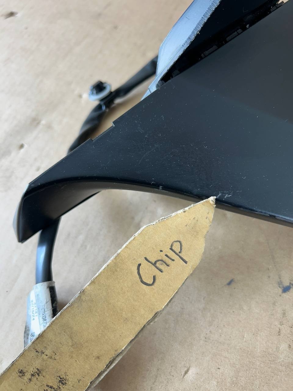 ✅ 20-23 Tesla Model Y Left Driver Door View Mirror OEM 1594111-00-D /chip
