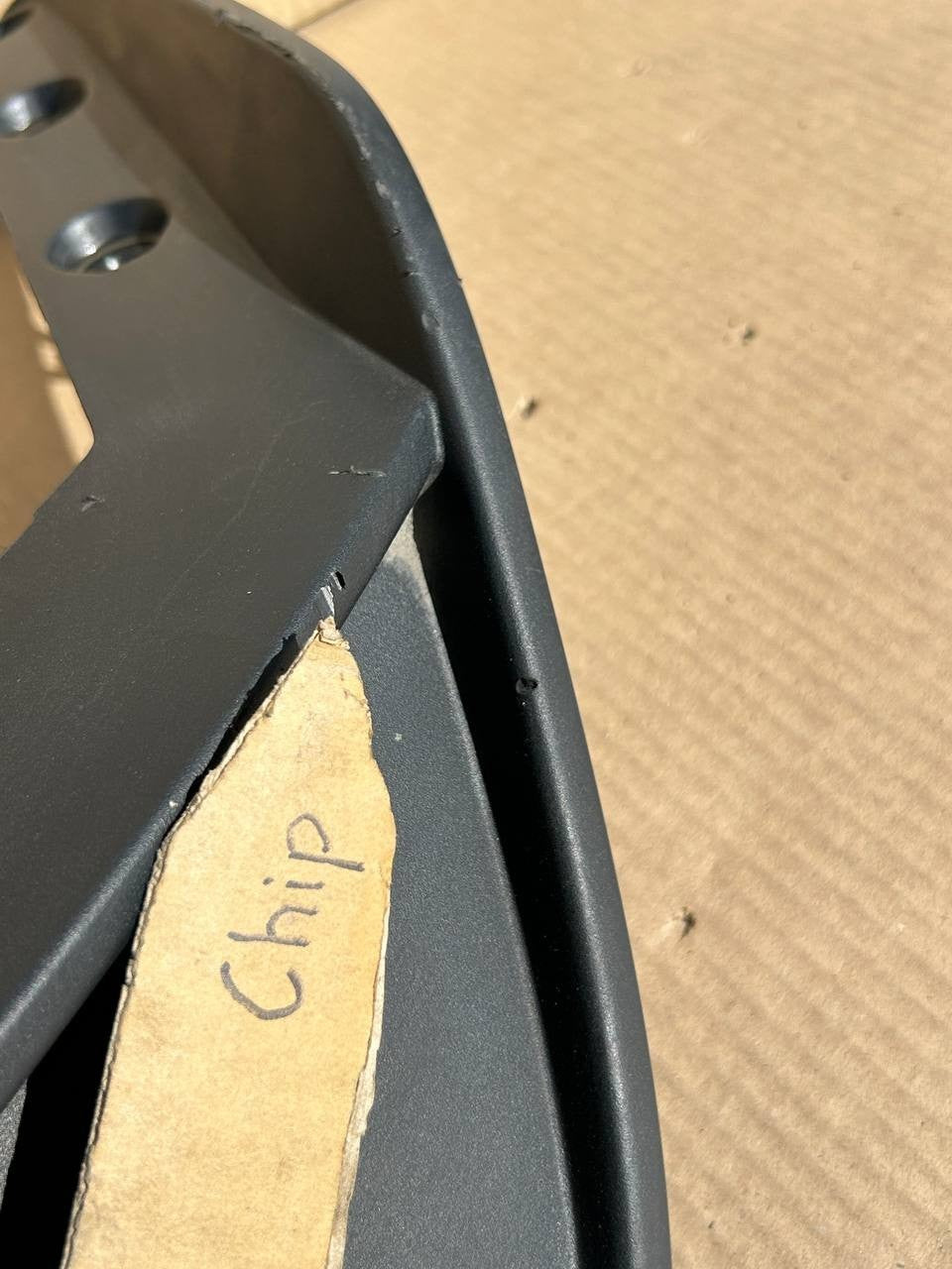 ✅24+ Tesla Model 3 Highland Rear Bumper Lower Valance Diffuser 1587741-00-D chip