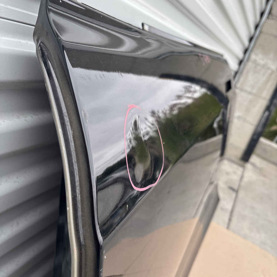 2016-2020 Tesla Model S OEM Front Driver Side Door Shell Panel Left Black
