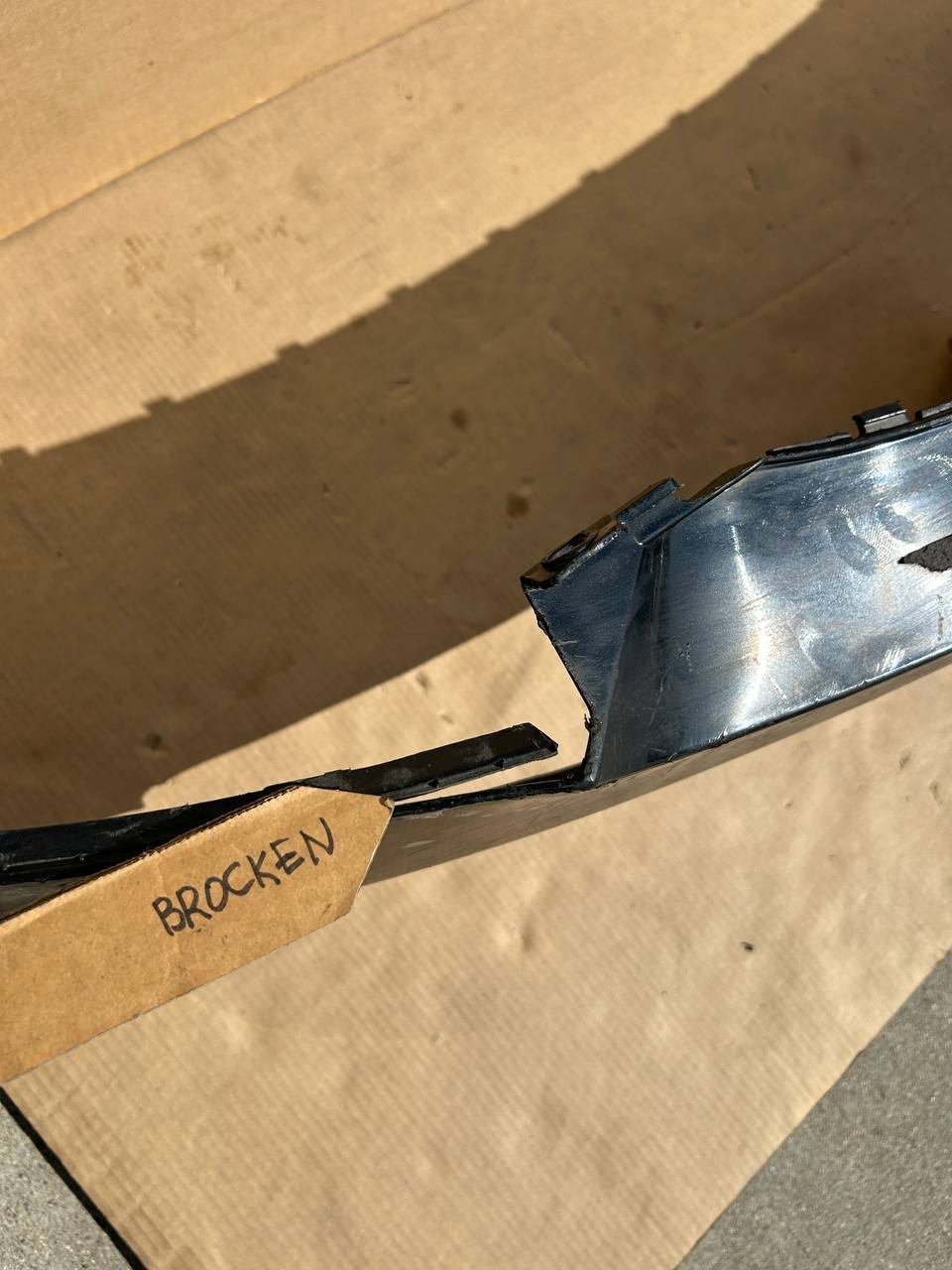 ✅2016-2020 Tesla Model X Rear Bumper Cover OEM /broken