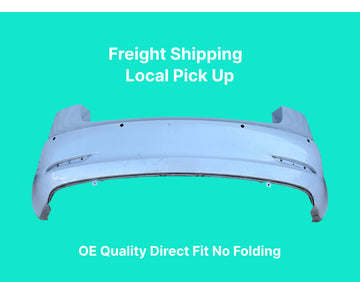 ✅21-23 Tesla Model 3 Rear Bumper Cover White w/Sensor Holes 1916698/scratched