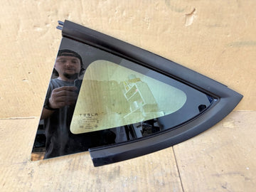 ✅NEW! 17-23 Model 3 Rear Left Side Quarter Fixed Window Glass Black 1915483-01-D