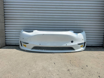 ✅Front Bumper Cover Pearl White 2020-2021 Tesla Model Y 1606840-17-A OEM
