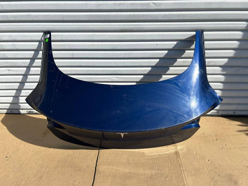 ✅ 17-23 Tesla Model 3 Trunk Lid Tailgate Shell Non Powered Blue 1081460 w/dent